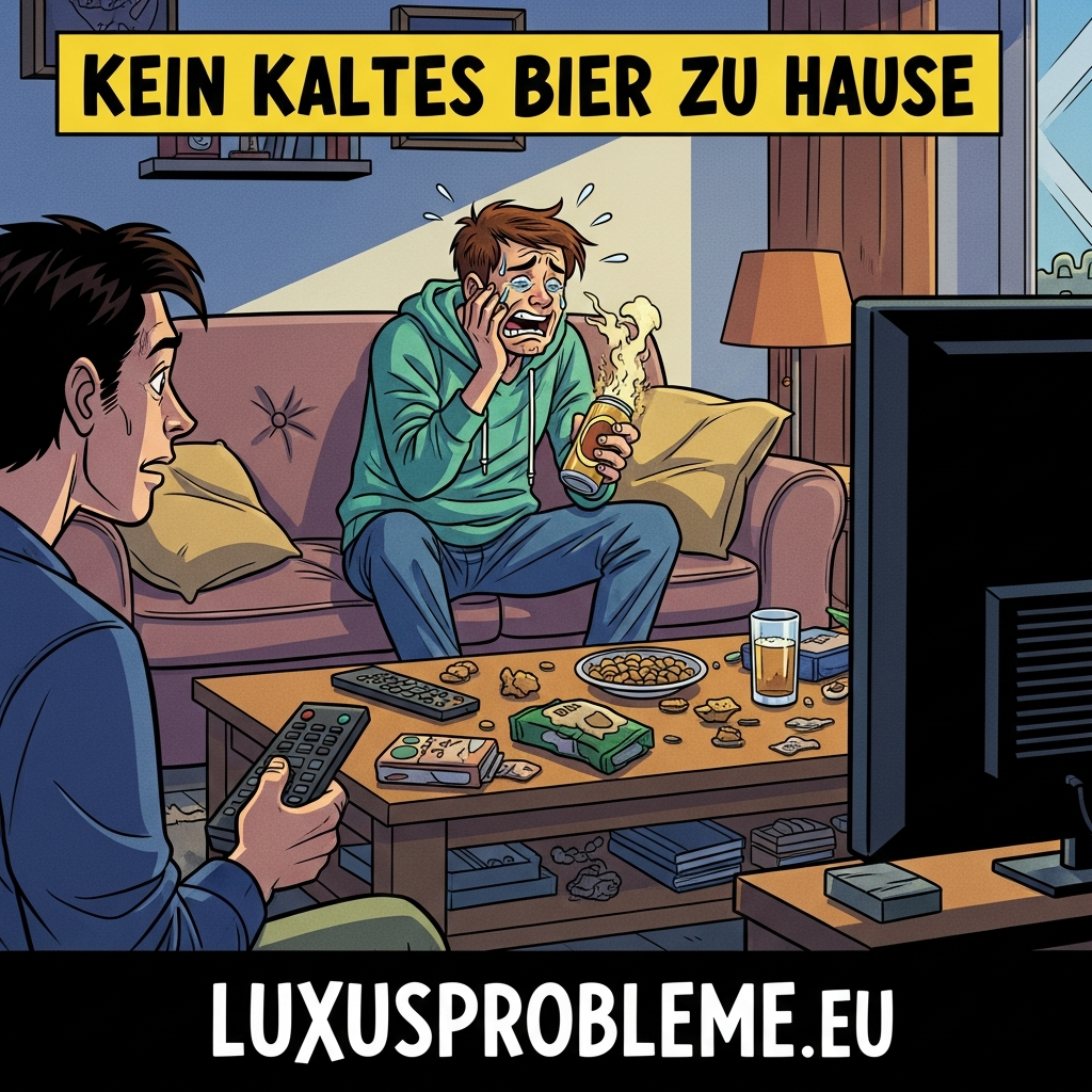 Kein kaltes Bier zu Hause