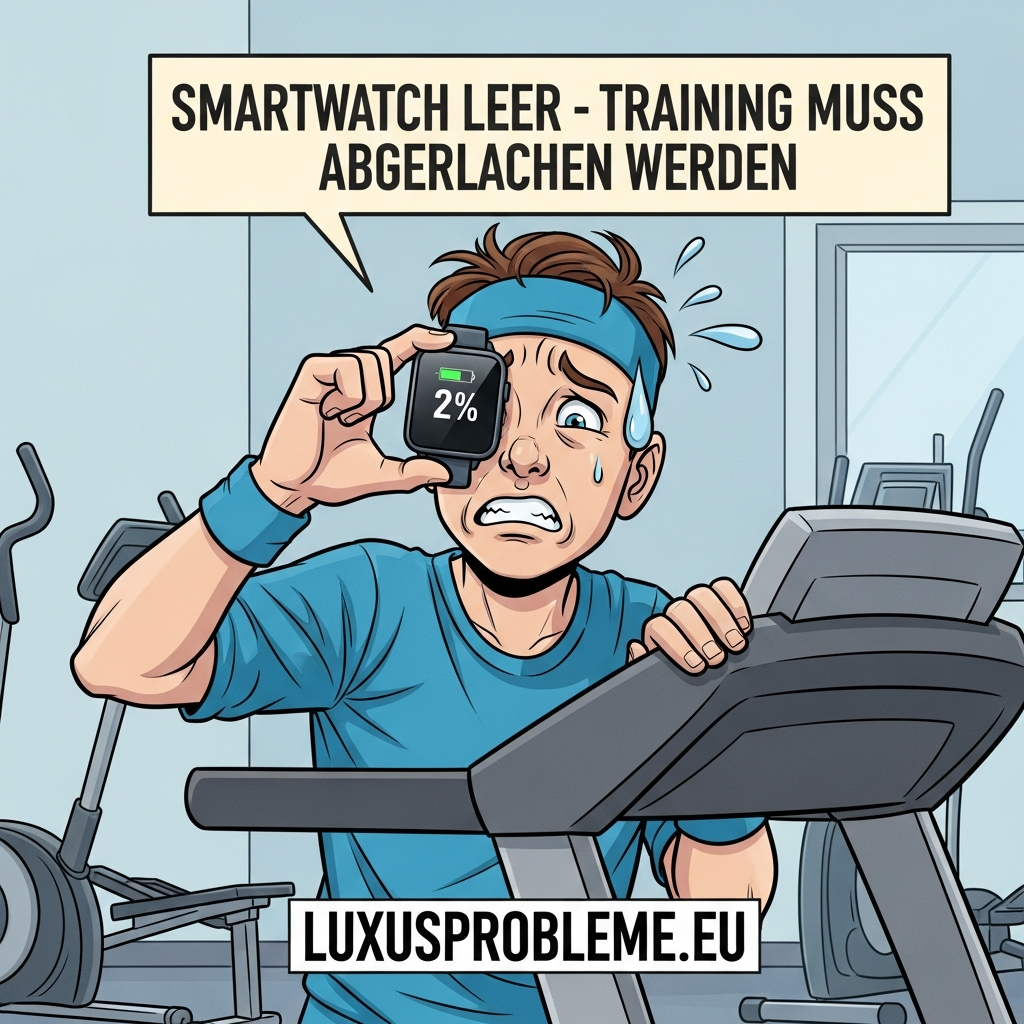 Smartwatch leer – Training muss abgebrochen werden