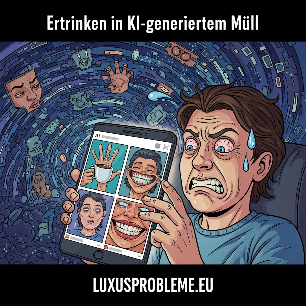 Ertrinken in KI-generiertem Müll
