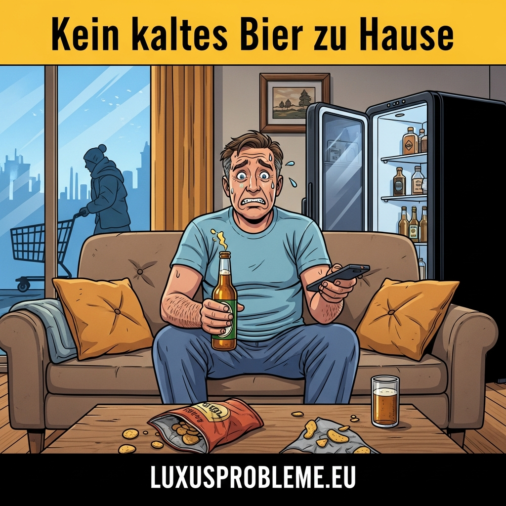 Kein kaltes Bier zu Hause