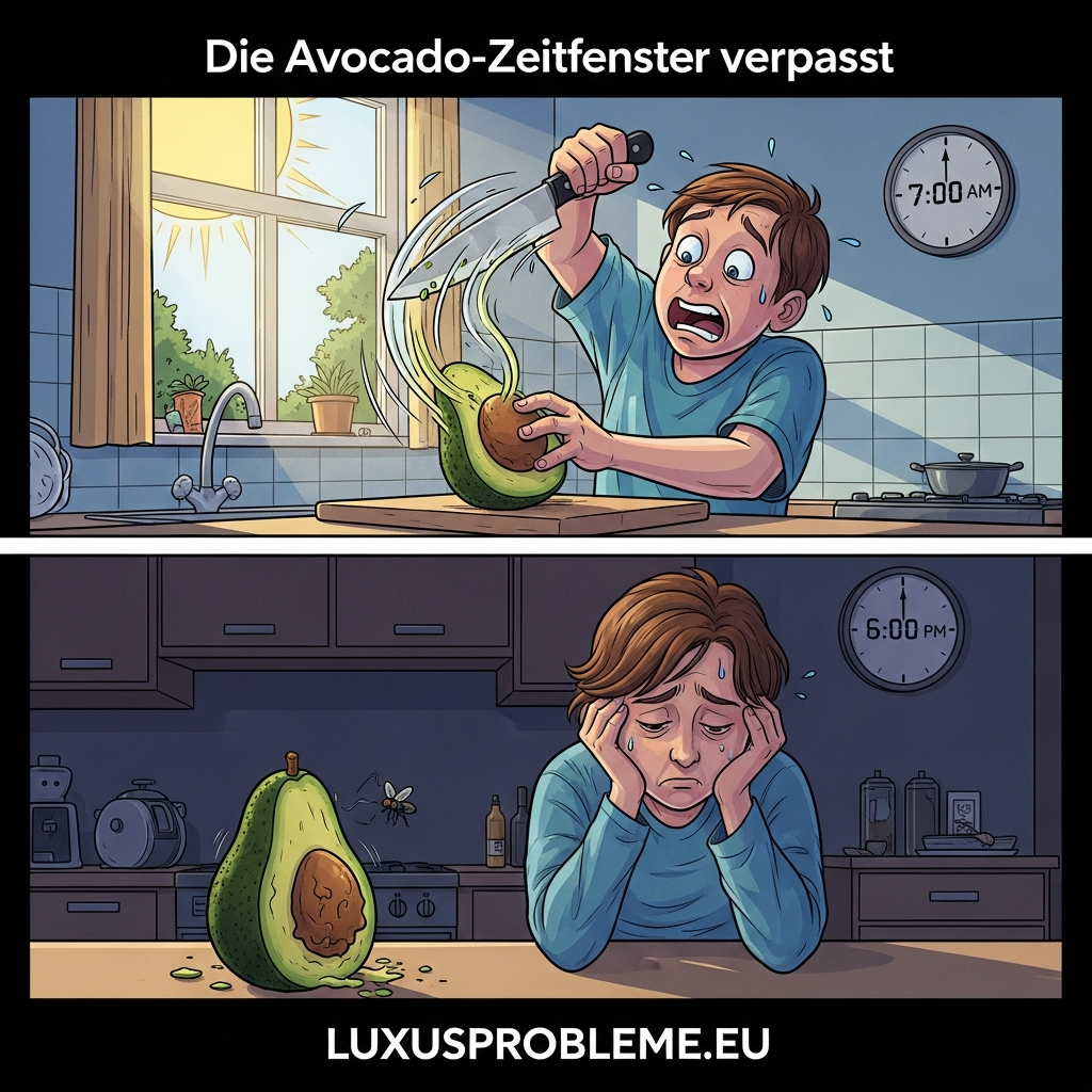 Die Avocado-Zeitfenster verpasst