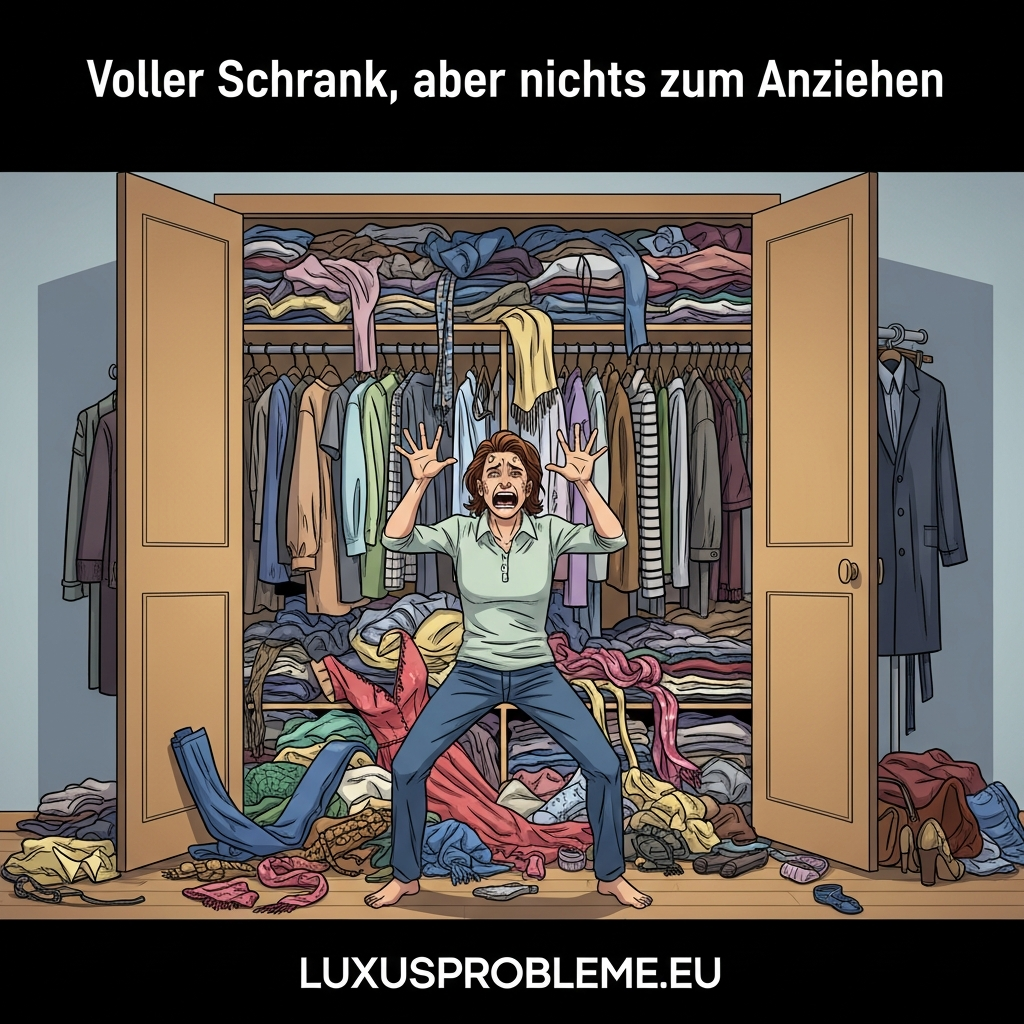 Voller Schrank, aber nichts zum Anziehen