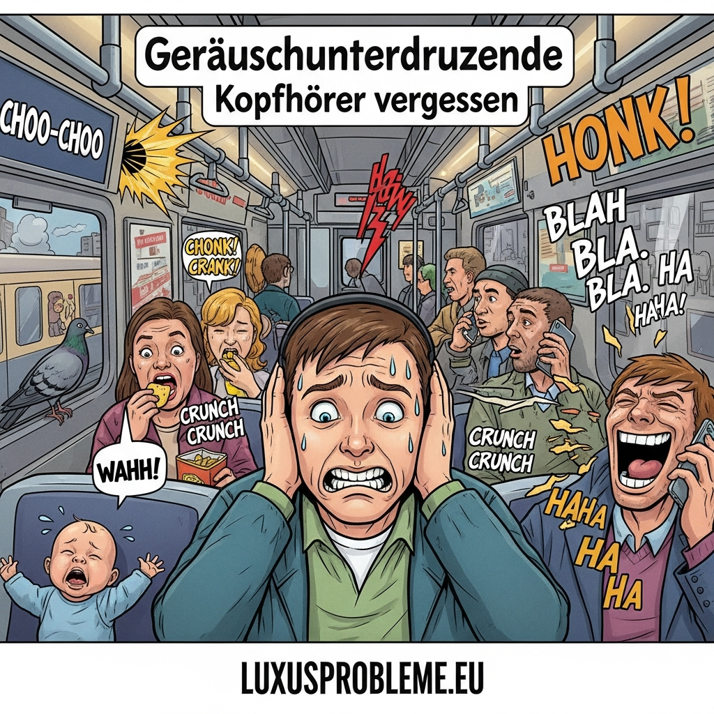 Geräuschunterdrückende Kopfhörer vergessen